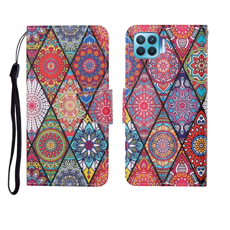 Painted Pattern Horizontal Flip Leathe Case, For OPPO Realme 5, For OPPO Realme 5 Pro, For OPPO Reno3, For OPPO Reno4, For OPPO Reno4 Lite, For OPPO F17 Pro, For OPPO Reno4 Pro