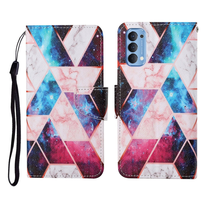 Painted Pattern Horizontal Flip Leathe Case, For OPPO Realme 5, For OPPO Realme 5 Pro, For OPPO Reno3, For OPPO Reno4, For OPPO Reno4 Lite, For OPPO F17 Pro, For OPPO Reno4 Pro