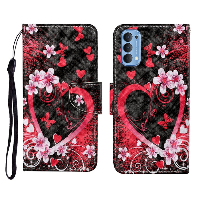 Painted Pattern Horizontal Flip Leathe Case, For OPPO Realme 5, For OPPO Realme 5 Pro, For OPPO Reno3, For OPPO Reno4, For OPPO Reno4 Lite, For OPPO F17 Pro, For OPPO Reno4 Pro
