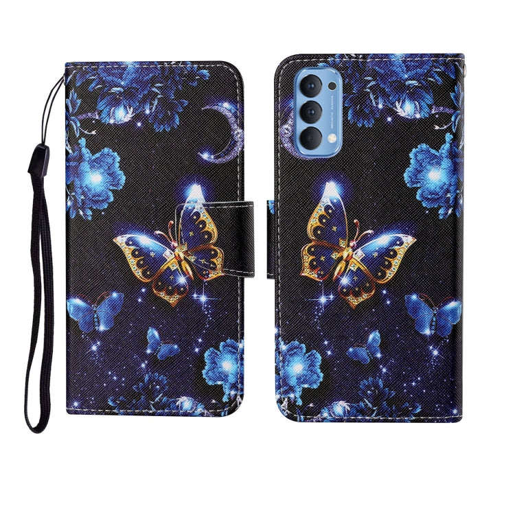 Painted Pattern Horizontal Flip Leathe Case, For OPPO Realme 5, For OPPO Realme 5 Pro, For OPPO Reno3, For OPPO Reno4, For OPPO Reno4 Lite, For OPPO F17 Pro, For OPPO Reno4 Pro