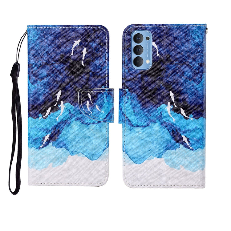 Painted Pattern Horizontal Flip Leathe Case, For OPPO Realme 5, For OPPO Realme 5 Pro, For OPPO Reno3, For OPPO Reno4, For OPPO Reno4 Lite, For OPPO F17 Pro, For OPPO Reno4 Pro