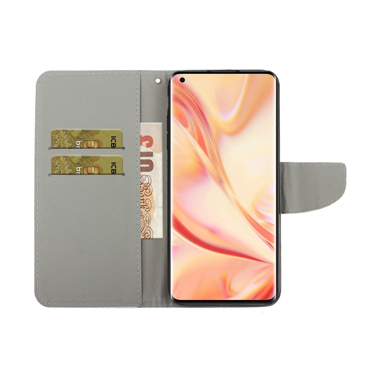 Painted Pattern Horizontal Flip Leathe Case, For OPPO Find X2 Pro