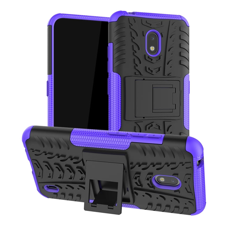 Tire Texture TPU + PC Shockproof Case with Holder, For Nokia 2.2, For Galaxy Note 10 Plus, For Xiaomi Mi CC9e