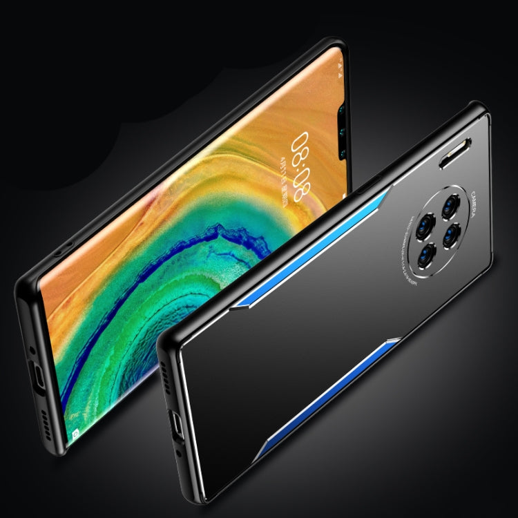 Blade Series TPU Frame + Titanium Alloy Sand Blasting Technology Backplane + Color Aluminum Alloy Decorative Edge Mobile Phone Protective Shell, For Huawei Mate 30, For Huawei Mate 30 Pro, For Huawei nova 8 5G, For Huawei nova 8 Pro 5G, For OPPO A55 5G...