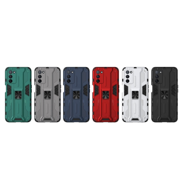 Supersonic PC + TPU Shock-proof Protective Case with Holder, For OPPO A55 5G, For OPPO A93 5G, For OPPO Realme C20, For OPPO Reno5 5G / 4G, For OPPO Reno5 Pro 5G, For Xiaomi Redmi K40 / K40 Pro, For Xiaomi Redmi Note 9, For Xiaomi Redmi Note 10 4G�����...