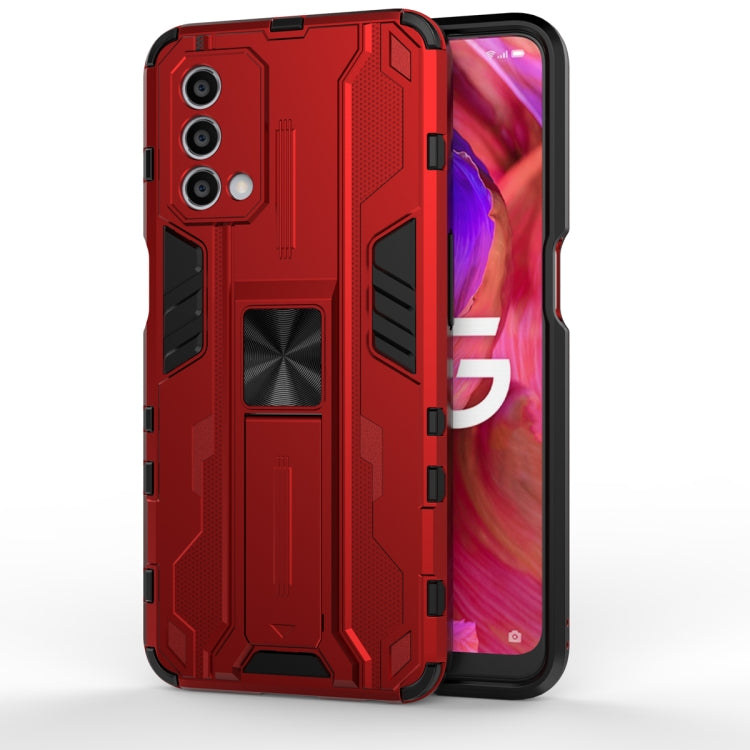 Supersonic PC + TPU Shock-proof Protective Case with Holder, For OPPO A55 5G, For OPPO A93 5G, For OPPO Realme C20, For OPPO Reno5 5G / 4G, For OPPO Reno5 Pro 5G, For Xiaomi Redmi K40 / K40 Pro, For Xiaomi Redmi Note 9, For Xiaomi Redmi Note 10 4G�����...