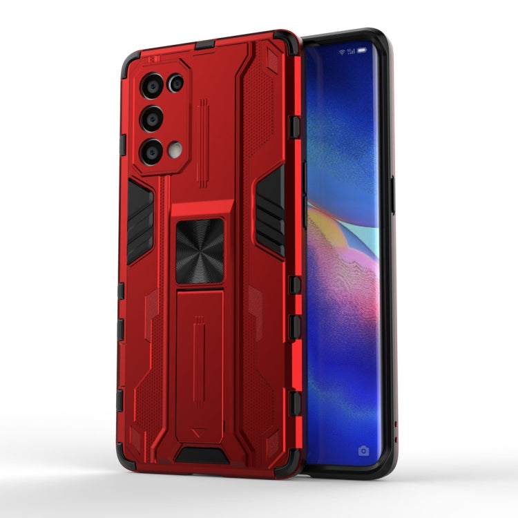 Supersonic PC + TPU Shock-proof Protective Case with Holder, For OPPO A55 5G, For OPPO A93 5G, For OPPO Realme C20, For OPPO Reno5 5G / 4G, For OPPO Reno5 Pro 5G, For Xiaomi Redmi K40 / K40 Pro, For Xiaomi Redmi Note 9, For Xiaomi Redmi Note 10 4G�����...