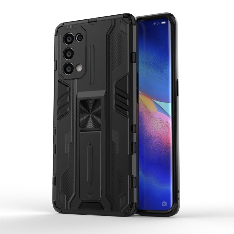 Supersonic PC + TPU Shock-proof Protective Case with Holder, For OPPO A55 5G, For OPPO A93 5G, For OPPO Realme C20, For OPPO Reno5 5G / 4G, For OPPO Reno5 Pro 5G, For Xiaomi Redmi K40 / K40 Pro, For Xiaomi Redmi Note 9, For Xiaomi Redmi Note 10 4G�����...