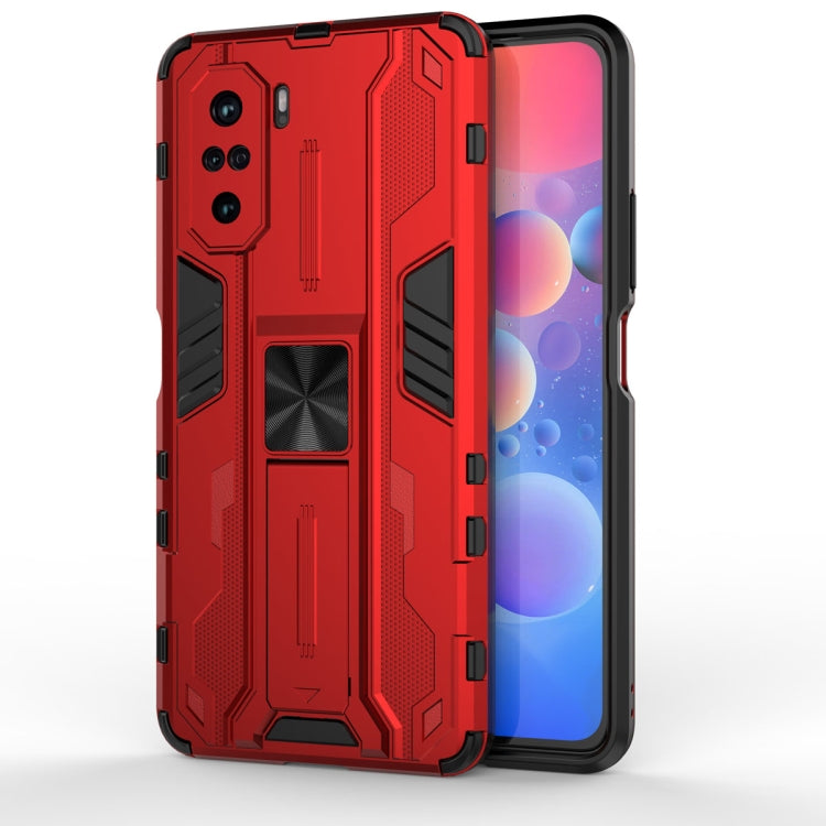 Supersonic PC + TPU Shock-proof Protective Case with Holder, For OPPO A55 5G, For OPPO A93 5G, For OPPO Realme C20, For OPPO Reno5 5G / 4G, For OPPO Reno5 Pro 5G, For Xiaomi Redmi K40 / K40 Pro, For Xiaomi Redmi Note 9, For Xiaomi Redmi Note 10 4G�����...