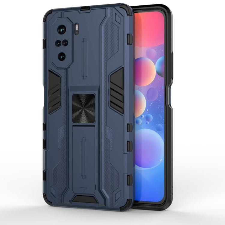 Supersonic PC + TPU Shock-proof Protective Case with Holder, For OPPO A55 5G, For OPPO A93 5G, For OPPO Realme C20, For OPPO Reno5 5G / 4G, For OPPO Reno5 Pro 5G, For Xiaomi Redmi K40 / K40 Pro, For Xiaomi Redmi Note 9, For Xiaomi Redmi Note 10 4G�����...