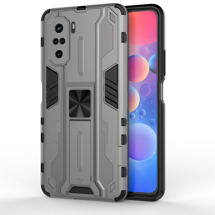 Supersonic PC + TPU Shock-proof Protective Case with Holder, For OPPO A55 5G, For OPPO A93 5G, For OPPO Realme C20, For OPPO Reno5 5G / 4G, For OPPO Reno5 Pro 5G, For Xiaomi Redmi K40 / K40 Pro, For Xiaomi Redmi Note 9, For Xiaomi Redmi Note 10 4G�����...