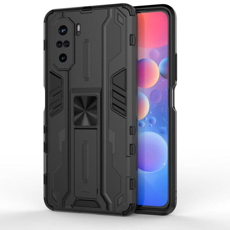 Supersonic PC + TPU Shock-proof Protective Case with Holder, For OPPO A55 5G, For OPPO A93 5G, For OPPO Realme C20, For OPPO Reno5 5G / 4G, For OPPO Reno5 Pro 5G, For Xiaomi Redmi K40 / K40 Pro, For Xiaomi Redmi Note 9, For Xiaomi Redmi Note 10 4G�����...