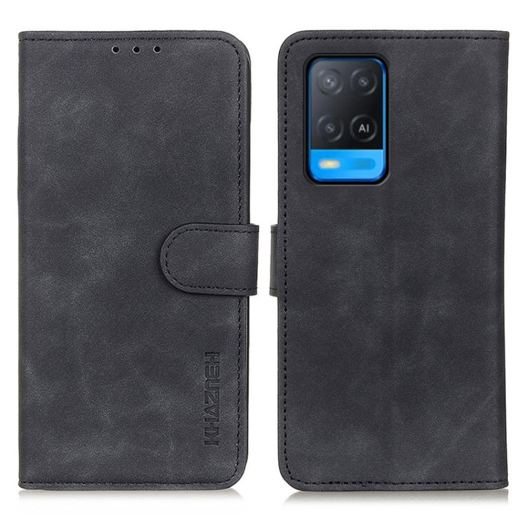 KHAZNEH Retro Texture PU + TPU Horizontal Flip Leather Case with Holder & Card Slots & Wallet, For OnePlus 9R, For OPPO A54 4G, For OPPO A93 5G / A54 5G / A74 5G, For OPPO Realme 8 / 8 Pro