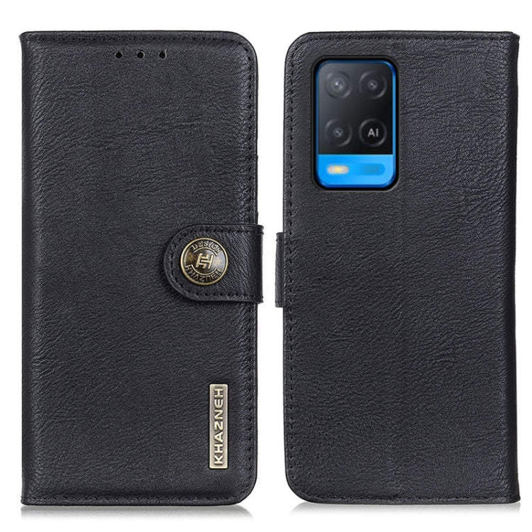 KHAZNEH Cowhide Texture Horizontal Flip Leather Case with Holder & Card Slots & Wallet, For OnePlus 9R, For OPPO A54 4G, For OPPO A93 5G / A54 5G / A74 5G