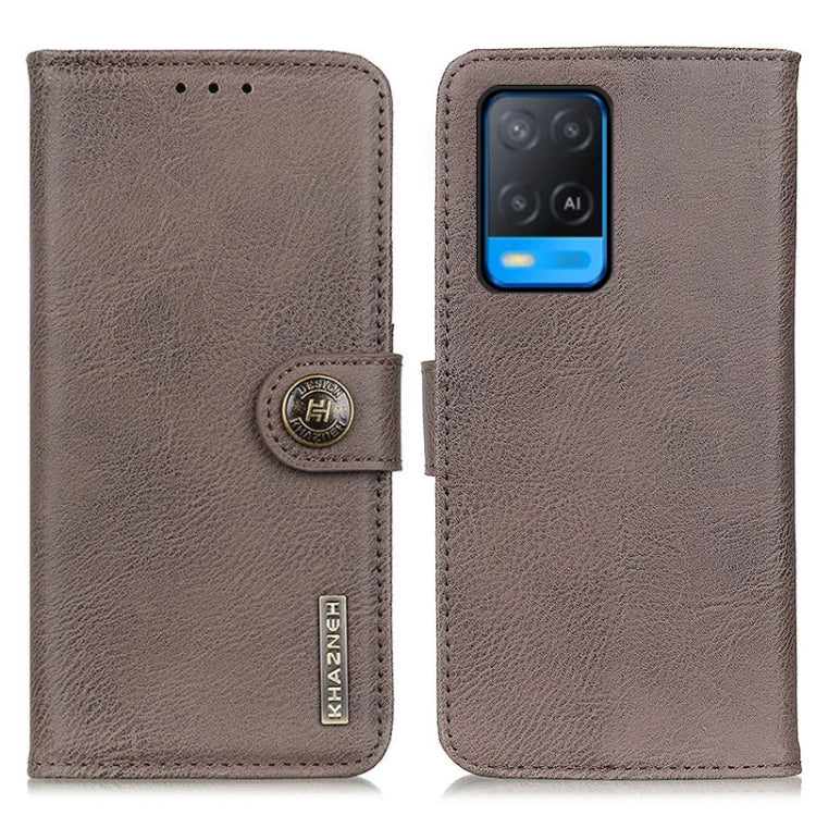 KHAZNEH Cowhide Texture Horizontal Flip Leather Case with Holder & Card Slots & Wallet, For OnePlus 9R, For OPPO A54 4G, For OPPO A93 5G / A54 5G / A74 5G