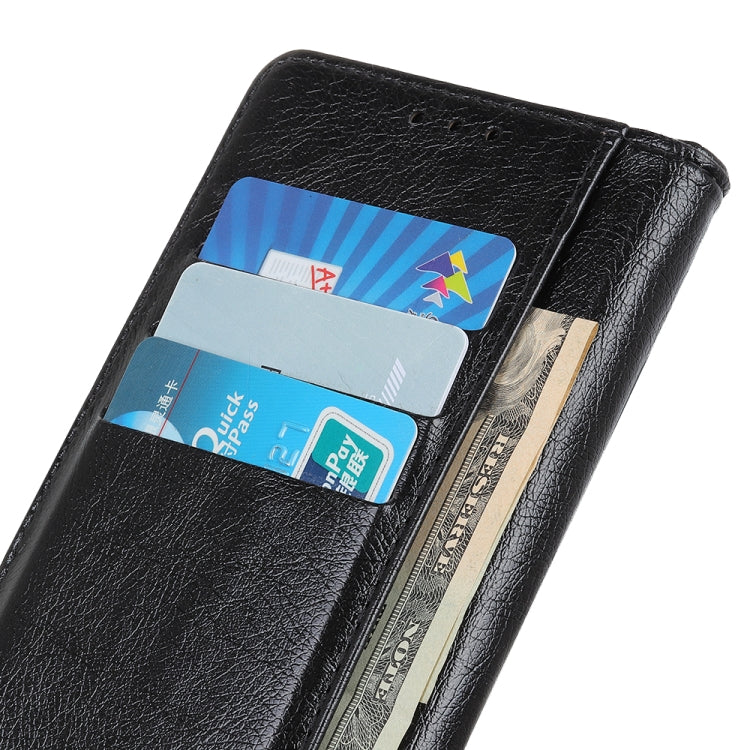 Copper Buckle Nappa Texture Horizontal Flip Leather Case with Holder & Card Slots & Wallet, For OPPO A93 5G / A54 5G / A74 5G