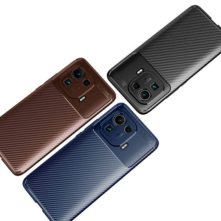 Carbon Fiber Texture Shockproof TPU Case, For Xiaomi 11 Pro