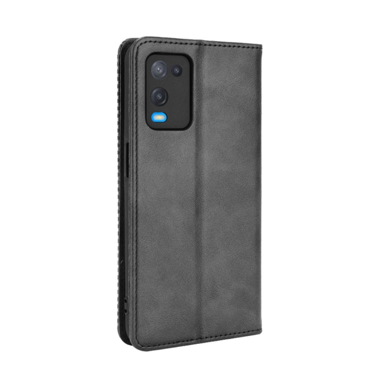Magnetic Buckle Retro Crazy Horse Texture Horizontal Flip Leather Case with Holder & Card Slots & Photo Frame, For OPPO A54 4G, For OPPO A93 5G, For OPPO A94 4G / F19 Pro 4G / Reno5 F, For OPPO Find X3 Lite / Reno5 5G, For OPPO Realme C21��������������...