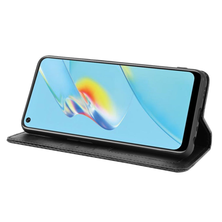 Magnetic Buckle Retro Crazy Horse Texture Horizontal Flip Leather Case with Holder & Card Slots & Photo Frame, For OPPO A54 4G, For OPPO A93 5G, For OPPO A94 4G / F19 Pro 4G / Reno5 F, For OPPO Find X3 Lite / Reno5 5G, For OPPO Realme C21��������������...
