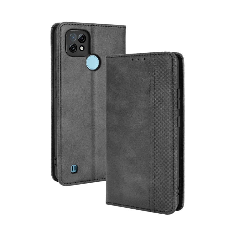 Magnetic Buckle Retro Crazy Horse Texture Horizontal Flip Leather Case with Holder & Card Slots & Photo Frame, For OPPO A54 4G, For OPPO A93 5G, For OPPO A94 4G / F19 Pro 4G / Reno5 F, For OPPO Find X3 Lite / Reno5 5G, For OPPO Realme C21��������������...