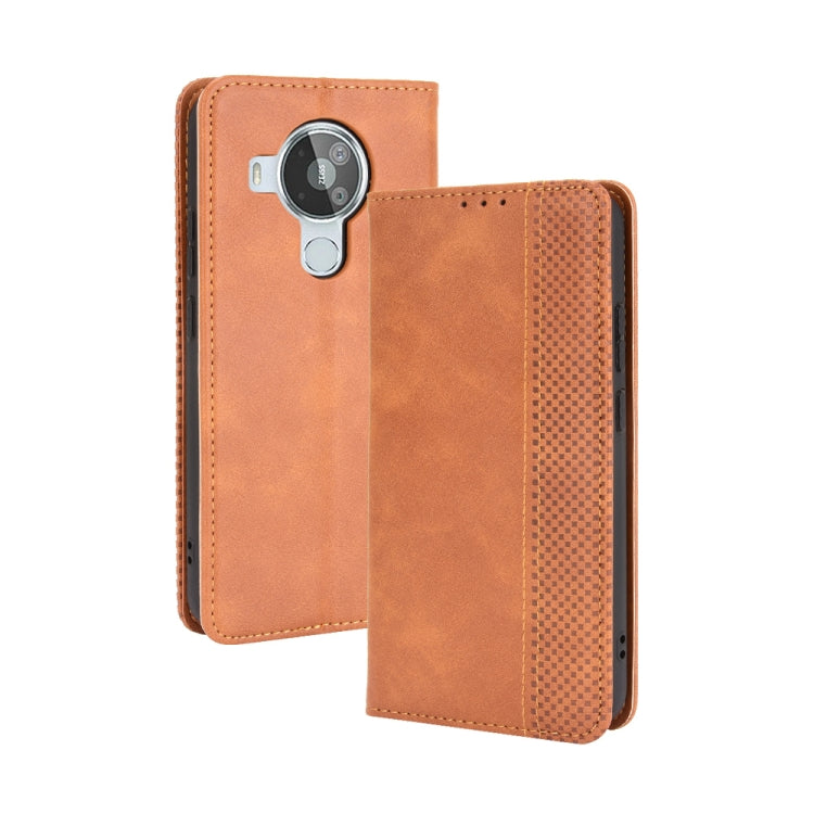 Magnetic Buckle Retro Crazy Horse Texture Horizontal Flip Leather Case with Holder & Card Slots & Photo Frame, For OPPO A54 4G, For OPPO A93 5G, For OPPO A94 4G / F19 Pro 4G / Reno5 F, For OPPO Find X3 Lite / Reno5 5G, For OPPO Realme C21��������������...