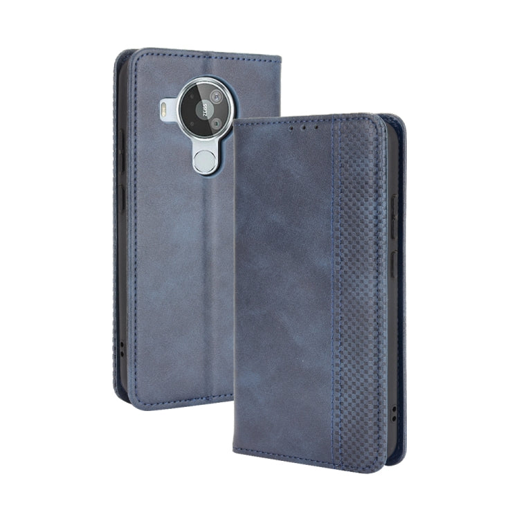Magnetic Buckle Retro Crazy Horse Texture Horizontal Flip Leather Case with Holder & Card Slots & Photo Frame, For OPPO A54 4G, For OPPO A93 5G, For OPPO A94 4G / F19 Pro 4G / Reno5 F, For OPPO Find X3 Lite / Reno5 5G, For OPPO Realme C21��������������...