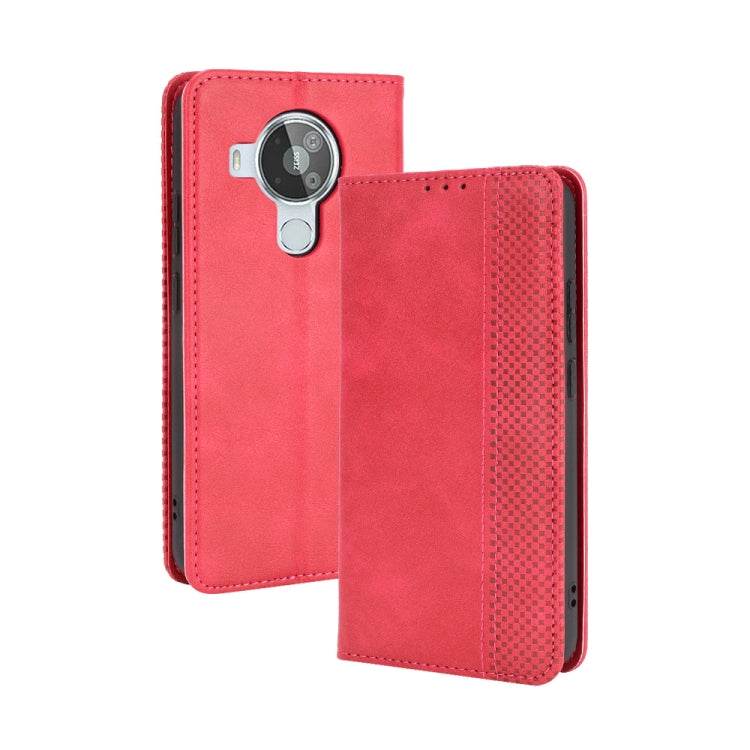 Magnetic Buckle Retro Crazy Horse Texture Horizontal Flip Leather Case with Holder & Card Slots & Photo Frame, For OPPO A54 4G, For OPPO A93 5G, For OPPO A94 4G / F19 Pro 4G / Reno5 F, For OPPO Find X3 Lite / Reno5 5G, For OPPO Realme C21��������������...