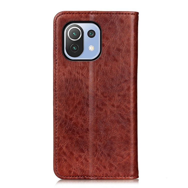 Magnetic Crazy Horse Texture Horizontal Flip Leather Case with Holder & Card Slots & Wallet, For Xiaomi Mi 11 Lite 5G / 4G, For Xiaomi Mi 11 Pro 5G / 4G, For OPPO F19 Pro+ 5G / Reno5 Z