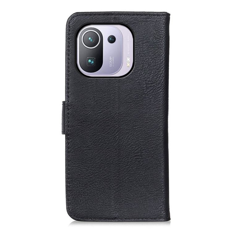 KHAZNEH Cowhide Texture Horizontal Flip Leather Case with Holder & Card Slots & Wallet, For Xiaomi Mi 11 Pro 5G / 4G, For Xiaomi Mi 11 Lite 5G / 4G, For OPPO F19 Pro+ 5G / Reno5 Z