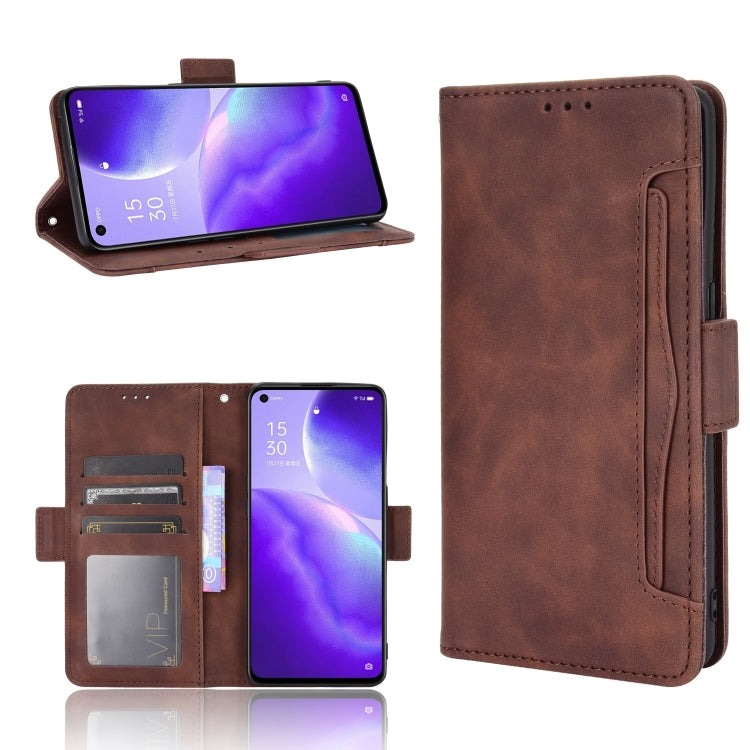 Skin Feel Calf Pattern Horizontal Flip Leather Case with Holder & Card Slots & Photo Frame, For OPPO A54, For OPPO A93 5G, For OPPO A94 4G/F19 Pro 4G/Reno5 F/Reno5 Lite, For OPPO Find X3 Lite / Reno5 5G, For OPPO Find X3 / Find X3 Pro, For OPPO Realme ...