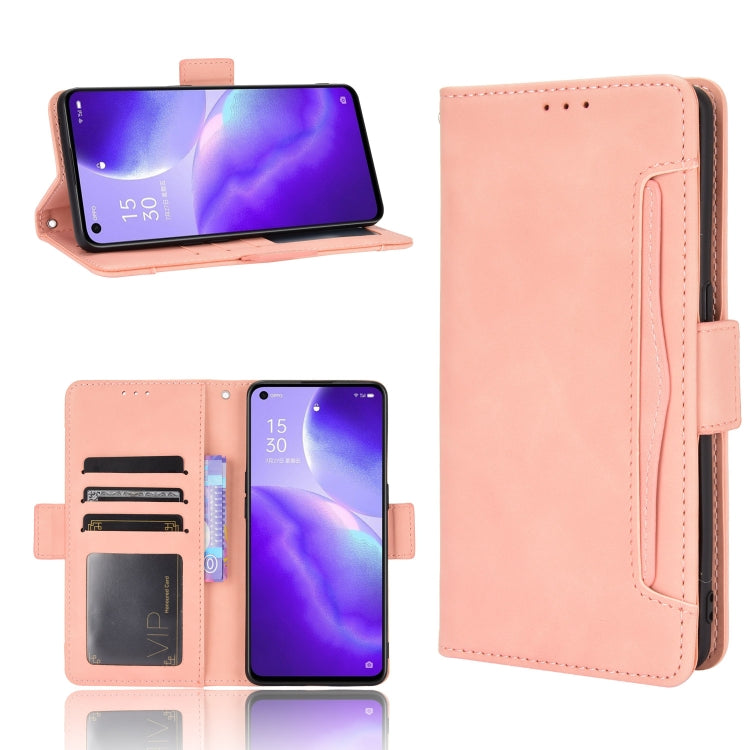 Skin Feel Calf Pattern Horizontal Flip Leather Case with Holder & Card Slots & Photo Frame, For OPPO A54, For OPPO A93 5G, For OPPO A94 4G/F19 Pro 4G/Reno5 F/Reno5 Lite, For OPPO Find X3 Lite / Reno5 5G, For OPPO Find X3 / Find X3 Pro, For OPPO Realme ...