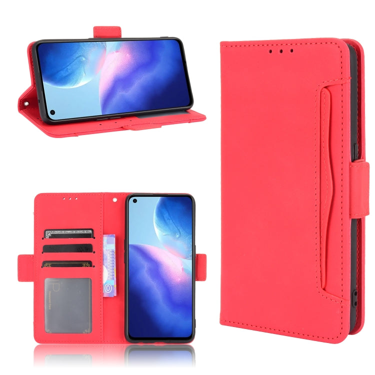 Skin Feel Calf Pattern Horizontal Flip Leather Case with Holder & Card Slots & Photo Frame, For OPPO A54, For OPPO A93 5G, For OPPO A94 4G/F19 Pro 4G/Reno5 F/Reno5 Lite, For OPPO Find X3 Lite / Reno5 5G, For OPPO Find X3 / Find X3 Pro, For OPPO Realme ...