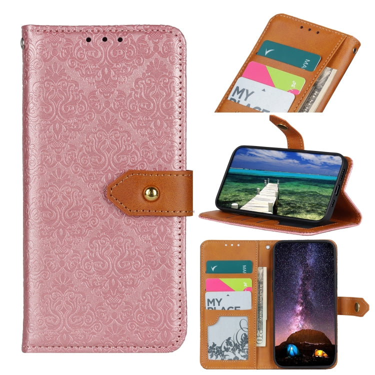 European Floral Embossed Horizontal Flip PU Leather Case with Holder & Card Slots & Wallet & Photo Frame, For OPPO F19 Pro+ 5G / Reno5 Z, For Xiaomi Mi 11 Lite 5G / 4G, For Xiaomi Mi 11 Pro 5G / 4G