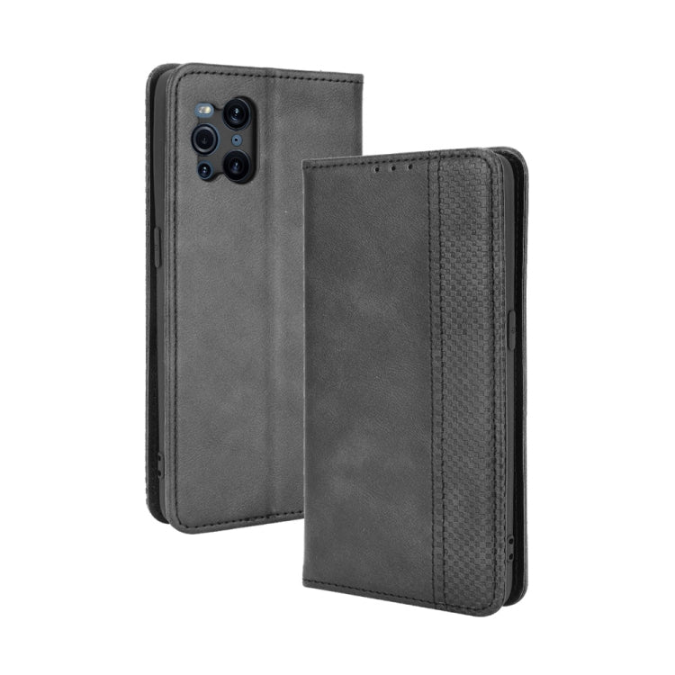 Magnetic Buckle Retro Crazy Horse Texture Horizontal Flip Leather Case with Holder & Card Slots & Photo Frame, For OPPO Find X3 / Find X3 Pro, For OPPO Reno5 Pro Plus / Find X3 Neo, For Xiaomi Redmi Note 10 4G / Note 10S��������������������������������...