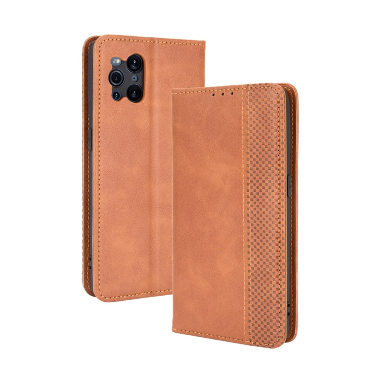 Magnetic Buckle Retro Crazy Horse Texture Horizontal Flip Leather Case with Holder & Card Slots & Photo Frame, For OPPO Find X3 / Find X3 Pro, For OPPO Reno5 Pro Plus / Find X3 Neo, For Xiaomi Redmi Note 10 4G / Note 10S��������������������������������...