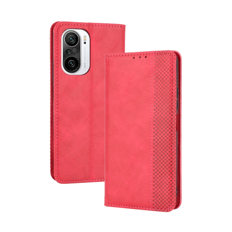 Magnetic Buckle Retro Crazy Horse Texture Horizontal Flip Leather Case with Holder & Card Slots & Photo Frame, For OPPO Find X3 / Find X3 Pro, For OPPO Reno5 Pro Plus / Find X3 Neo, For Xiaomi Redmi Note 10 4G / Note 10S��������������������������������...