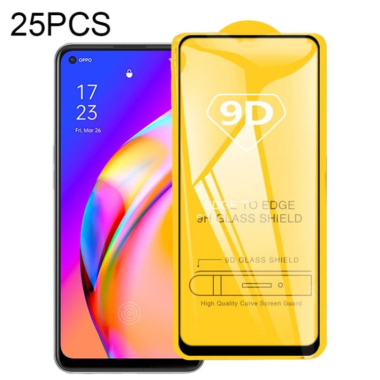 For OPPO A74 5G 25pcs 9D Full Glue Full Screen Tempered Glass Film, For OPPO Reno5 Z (25 PCS), For OPPO A74 5G (25 PCS), For OPPO F19 (25 PCS), For OPPO A54 (25 PCS), For OPPO Find X3 Lite (25 PCS), For OPPO F19 Pro / F19 Pro+ (25 PCS)�����������������...