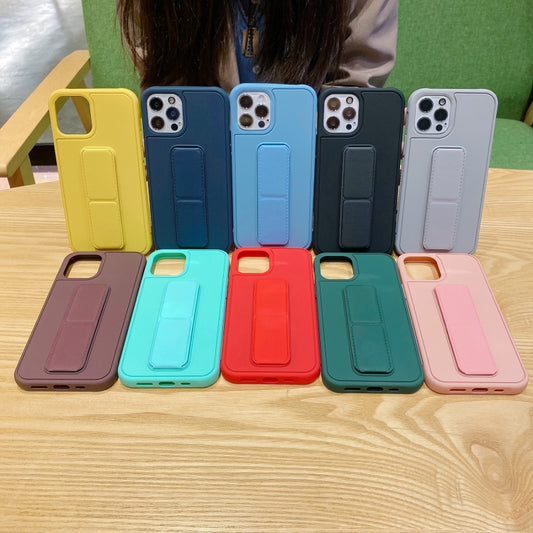 Colorful TPU + PC Shockproof Case with Wrist Strap Holder