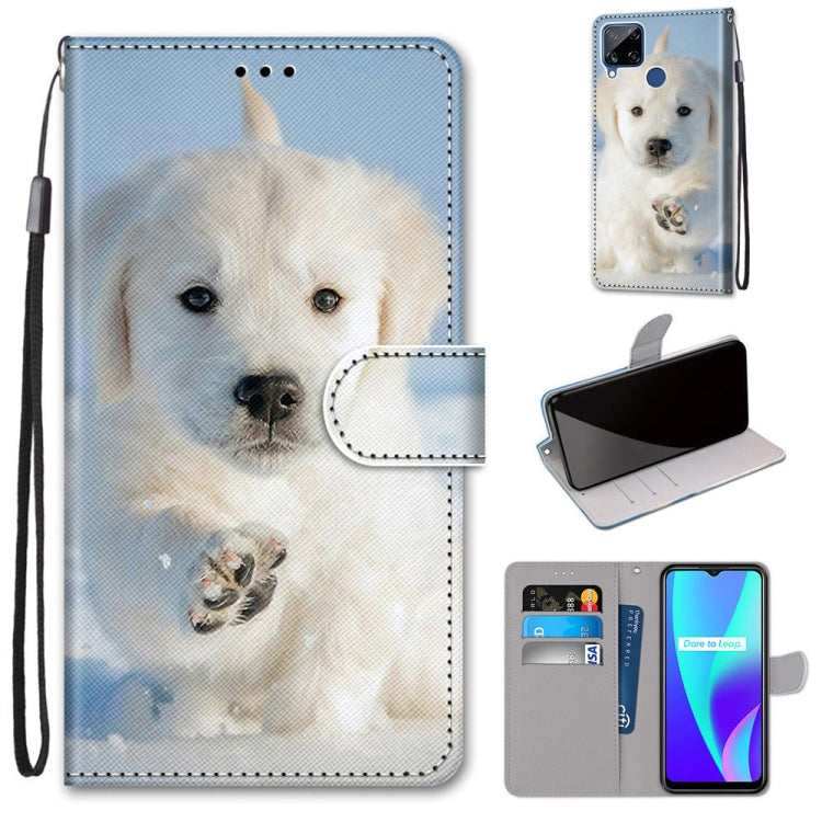 Coloured Drawing Cross Texture Horizontal Flip PU Leather Case with Holder & Card Slots & Wallet & Lanyard, For OPPO Realme C15 / C12 / C25 / 7i (Global) / Narzo 20 / 30A, For Nokia 5.4, For Nokia 1.4����������������������������������������������������...