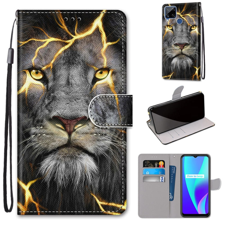 Coloured Drawing Cross Texture Horizontal Flip PU Leather Case with Holder & Card Slots & Wallet & Lanyard, For OPPO Realme C15 / C12 / C25 / 7i (Global) / Narzo 20 / 30A, For Nokia 5.4, For Nokia 1.4����������������������������������������������������...
