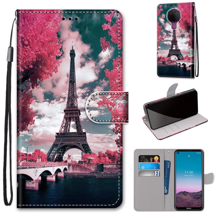 Coloured Drawing Cross Texture Horizontal Flip PU Leather Case with Holder & Card Slots & Wallet & Lanyard, For OPPO Realme C15 / C12 / C25 / 7i (Global) / Narzo 20 / 30A, For Nokia 5.4, For Nokia 1.4����������������������������������������������������...