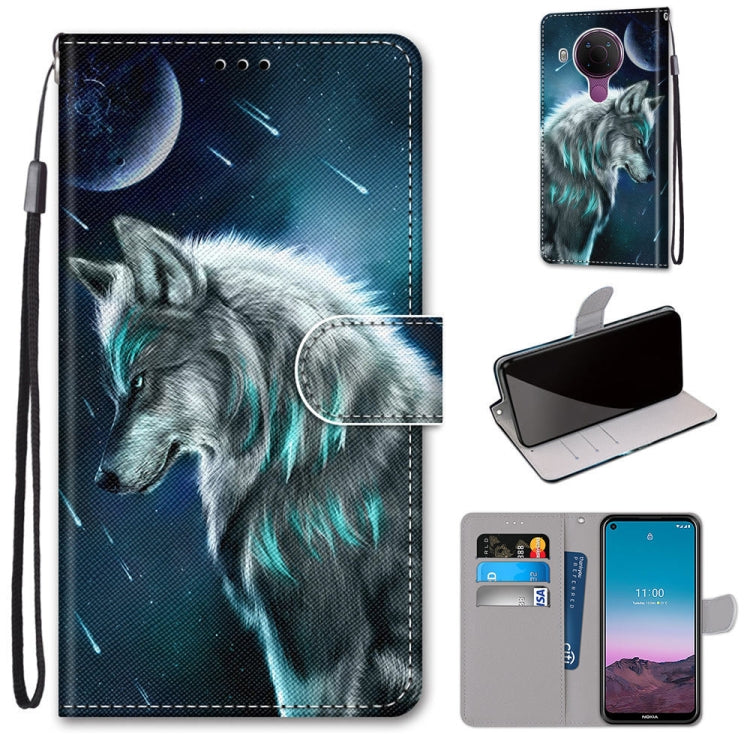 Coloured Drawing Cross Texture Horizontal Flip PU Leather Case with Holder & Card Slots & Wallet & Lanyard, For OPPO Realme C15 / C12 / C25 / 7i (Global) / Narzo 20 / 30A, For Nokia 5.4, For Nokia 1.4����������������������������������������������������...