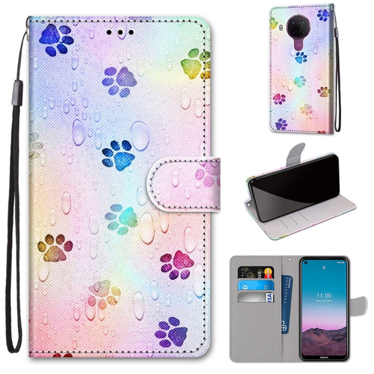 Coloured Drawing Cross Texture Horizontal Flip PU Leather Case with Holder & Card Slots & Wallet & Lanyard, For OPPO Realme C15 / C12 / C25 / 7i (Global) / Narzo 20 / 30A, For Nokia 5.4, For Nokia 1.4����������������������������������������������������...