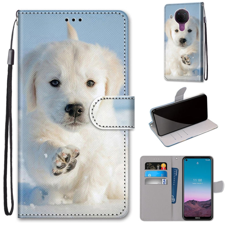Coloured Drawing Cross Texture Horizontal Flip PU Leather Case with Holder & Card Slots & Wallet & Lanyard, For OPPO Realme C15 / C12 / C25 / 7i (Global) / Narzo 20 / 30A, For Nokia 5.4, For Nokia 1.4����������������������������������������������������...