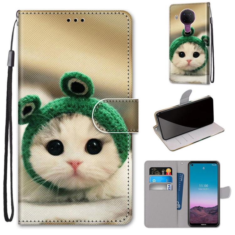 Coloured Drawing Cross Texture Horizontal Flip PU Leather Case with Holder & Card Slots & Wallet & Lanyard, For OPPO Realme C15 / C12 / C25 / 7i (Global) / Narzo 20 / 30A, For Nokia 5.4, For Nokia 1.4����������������������������������������������������...