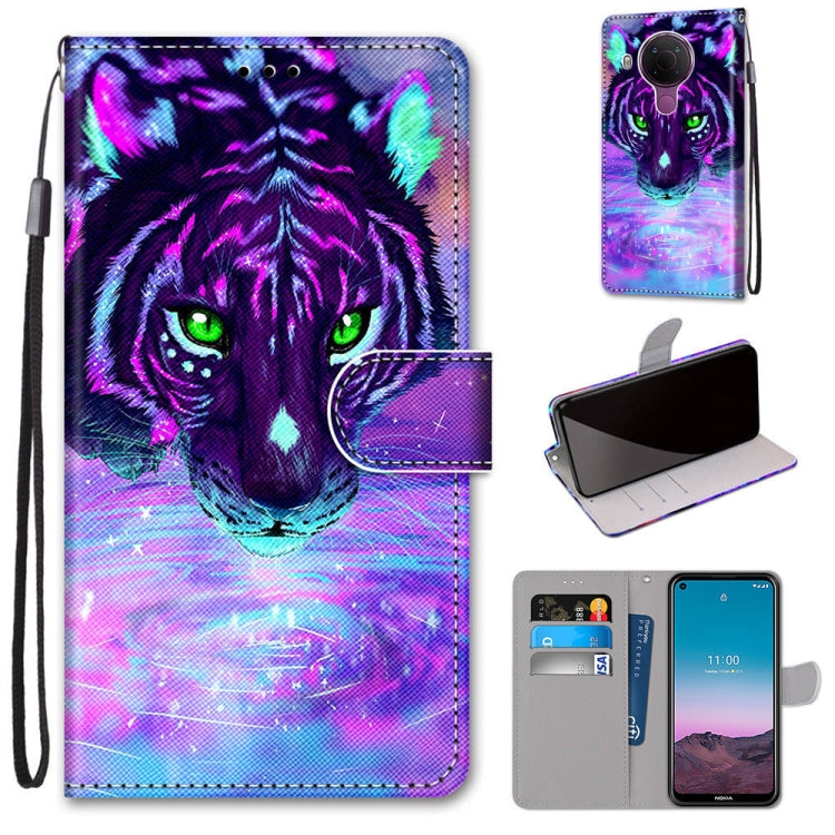 Coloured Drawing Cross Texture Horizontal Flip PU Leather Case with Holder & Card Slots & Wallet & Lanyard, For OPPO Realme C15 / C12 / C25 / 7i (Global) / Narzo 20 / 30A, For Nokia 5.4, For Nokia 1.4����������������������������������������������������...