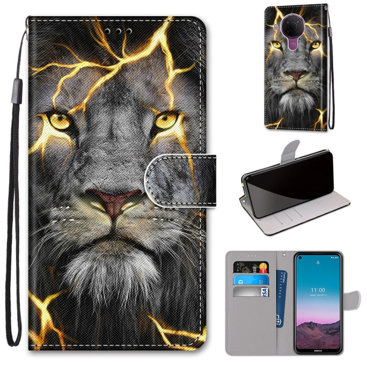 Coloured Drawing Cross Texture Horizontal Flip PU Leather Case with Holder & Card Slots & Wallet & Lanyard, For OPPO Realme C15 / C12 / C25 / 7i (Global) / Narzo 20 / 30A, For Nokia 5.4, For Nokia 1.4����������������������������������������������������...
