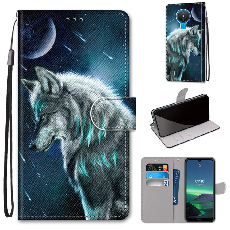 Coloured Drawing Cross Texture Horizontal Flip PU Leather Case with Holder & Card Slots & Wallet & Lanyard, For OPPO Realme C15 / C12 / C25 / 7i (Global) / Narzo 20 / 30A, For Nokia 5.4, For Nokia 1.4����������������������������������������������������...