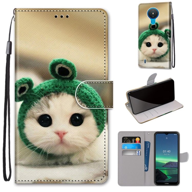 Coloured Drawing Cross Texture Horizontal Flip PU Leather Case with Holder & Card Slots & Wallet & Lanyard, For OPPO Realme C15 / C12 / C25 / 7i (Global) / Narzo 20 / 30A, For Nokia 5.4, For Nokia 1.4����������������������������������������������������...