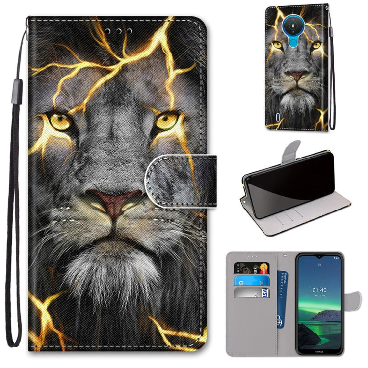 Coloured Drawing Cross Texture Horizontal Flip PU Leather Case with Holder & Card Slots & Wallet & Lanyard, For OPPO Realme C15 / C12 / C25 / 7i (Global) / Narzo 20 / 30A, For Nokia 5.4, For Nokia 1.4����������������������������������������������������...